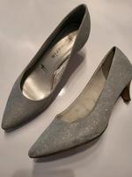 Schuhe Tamaris Silber Größe 40 Nordrhein-Westfalen - Borken Vorschau