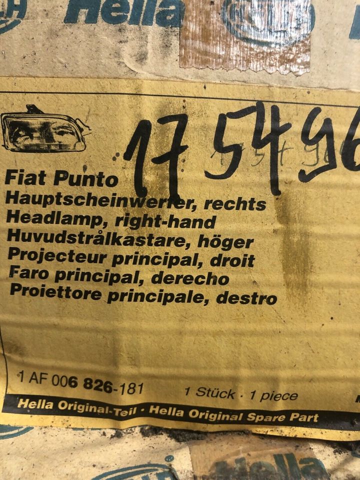 Fiat Punto Scheinwerfer rechts Neu in Saarbrücken