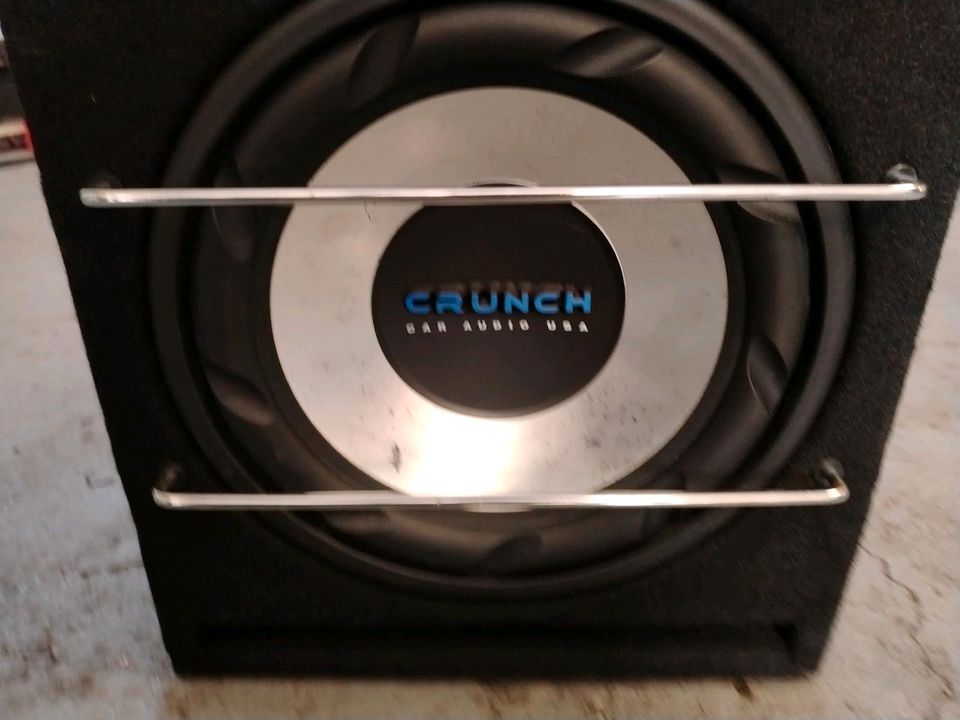 Crunch CRB 350 Subwoofer auto 350 Watt RMS 4Ohm 30cm in Harxheim