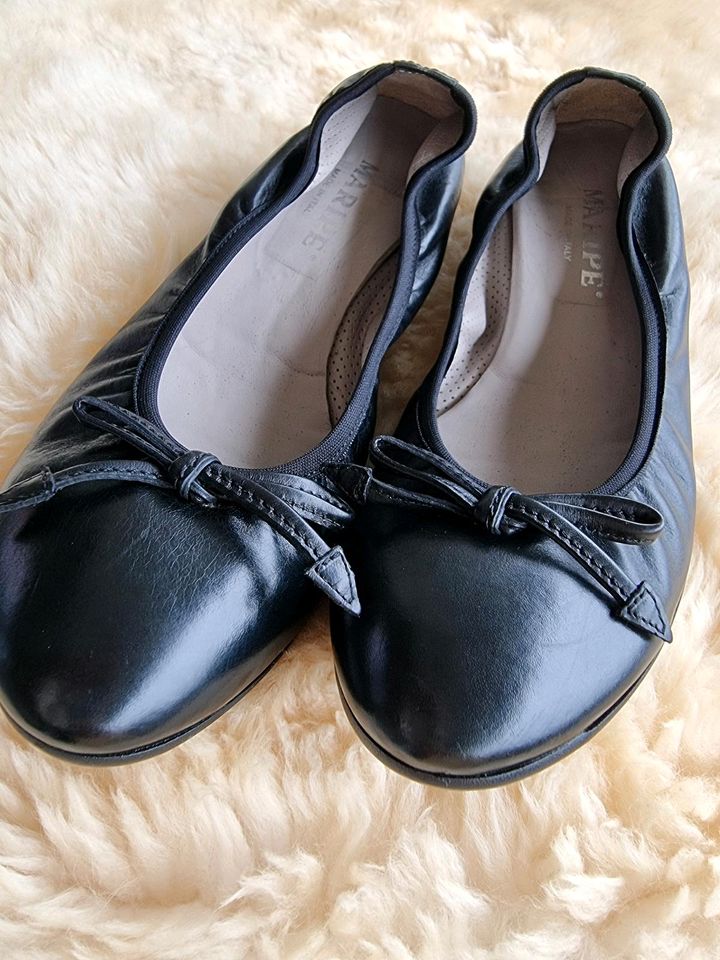 Maripe Ballerina Pumps schwarz Größe 40 vgl. Paul Green in Wöllstadt