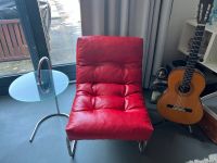 Gillis Lundgren Ikea „PIXI“ Vintage-Sessel, rot Kunstleder Nordrhein-Westfalen - Kranenburg Vorschau