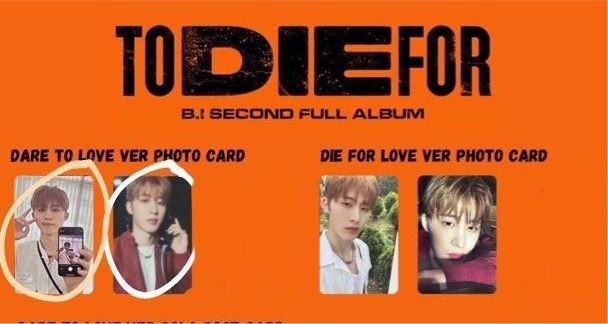 B.I Hanbin Pc Photocard trade Ikon love or loved Cosmos Waterfall in Delitzsch