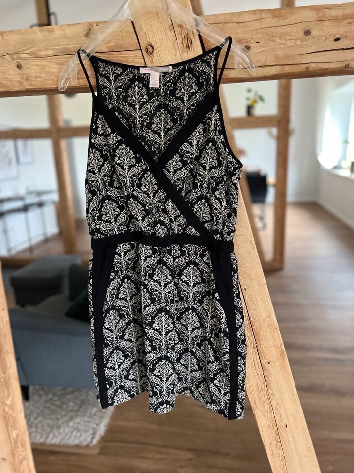 Schwarz weißes Kleid | Gr. M | Forever 21 | Brokat in Hamm