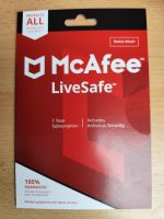 McAfee LiveSafe, 1 Jahr, incl. Anitivirus Security Hessen - Rödermark Vorschau