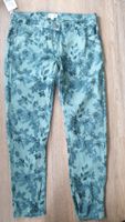 Neu Dame Hose Jeans Stretch 42 M L Blüten Blätter mint grün Bayern - Mering Vorschau