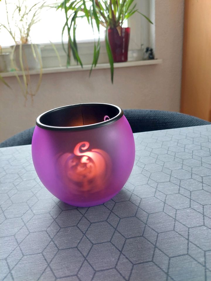 Partylite Halloween Dekorglas in Hünfelden