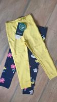 2 Leggings von Blue Seven 92/98 aus Bio-Baumwolle Blumen marine Brandenburg - Michendorf Vorschau