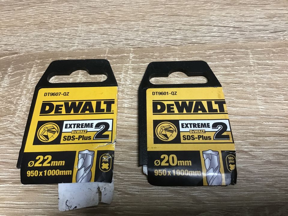 Betonbohrer Dewalt SDS Plus 22 mm und 24 mm ( 1000 mm ) Länge in Weyarn