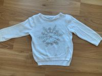 Pullover, creme, Pailletten-Schneeflocke silber, Gr. 86 Nürnberg (Mittelfr) - Nordstadt Vorschau