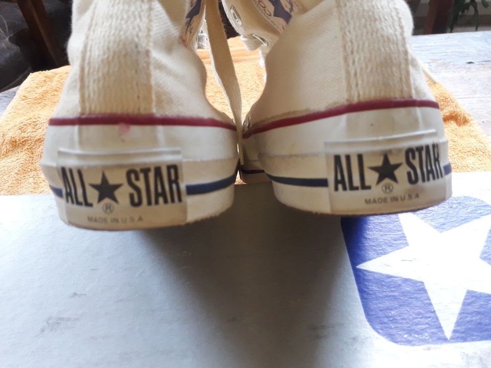 Converse All Star Made in USA weiss Größe US 10 EUR 43 in Dietzenbach