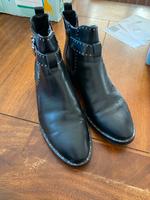 Catwalk Stiefelette schwarz mit Nieten Größe 42 Brandenburg - Trebbin Vorschau