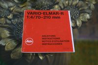 Bedienungsanleitung für Leica Vario Elmar R Objektiv 1:4/70–210mm Nordrhein-Westfalen - Oberhausen Vorschau