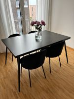 TOP MODERN - Tisch schwarz inklusive 4 Stühlen Samt Frankfurt am Main - Kalbach Vorschau