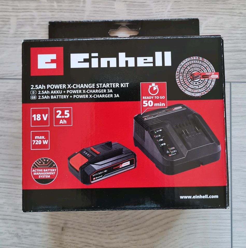 Einhell 2,5Ah Power X-Change Starter Kit in Oppenau