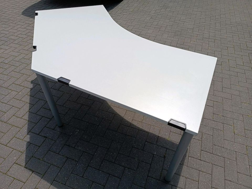 Winkelschreibtisch Steelcase Büromöbel Schreibtisch weiß in Hamm