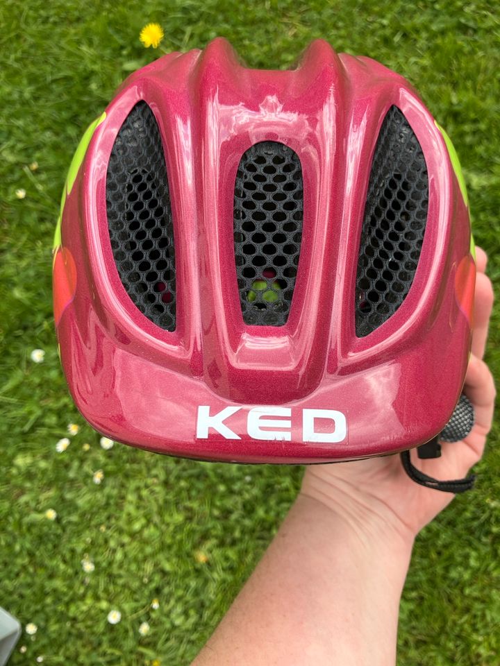 KED Kinder Mädchen Fahrradhelm Helm Laufrad XS 44-49 cm in Lichtenau