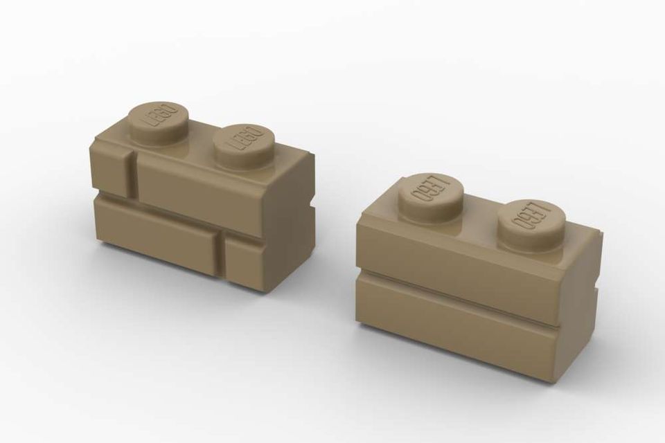 100x LEGO Stein 1 x 2 Mauerwerk Profil Masonry NEU in Düsseldorf
