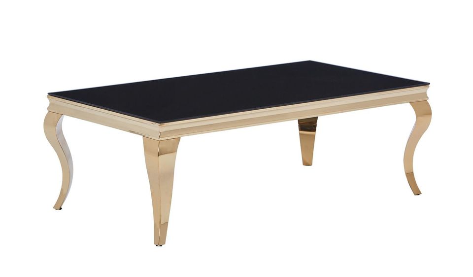 Designer Couchtisch in Gold mit verschiedenen Platten 115cm in Dortmund