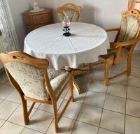 Tisch mit vier Stühlen aus massiven Echtholz Niedersachsen - Dornum Vorschau