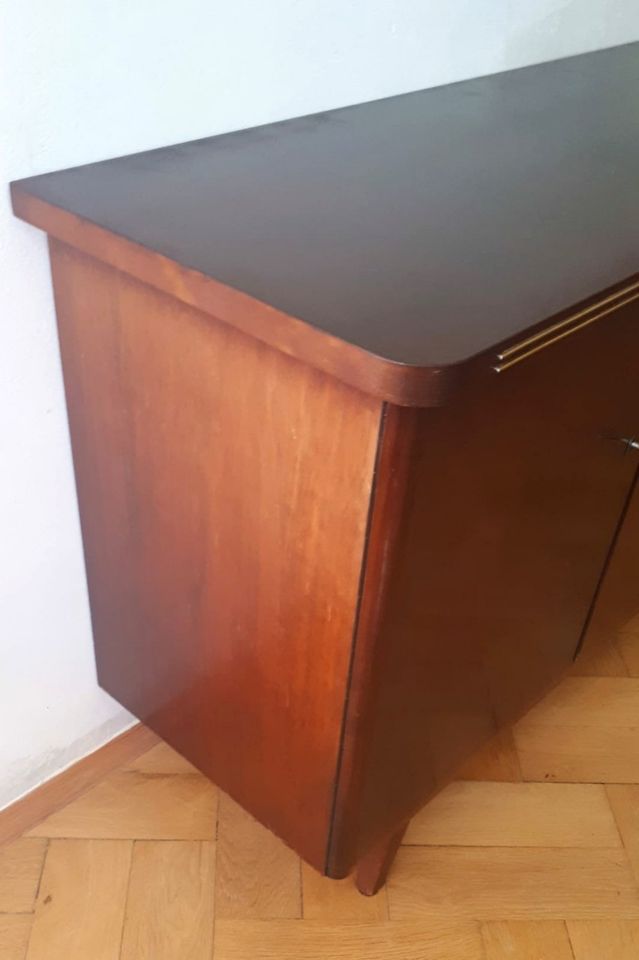 60er Jahre Sideboard Mid Century Kommode Schrank Vintage in Leipzig