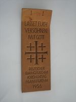 Geprägtes Lederlesezeichen Evangelischer Kirchentag 1956 Berlin - Hohenschönhausen Vorschau