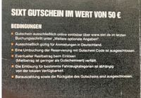 Sixt 50€ Gutschein Baden-Württemberg - Asperg Vorschau