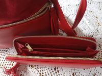 rote Handtasche + Portmornaie Nordrhein-Westfalen - Lotte Vorschau