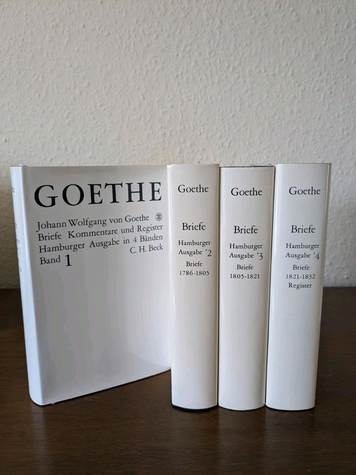 Goethes Briefe und Briefe an Goethe. Hamburger Ausgabe in Stuttgart