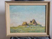 Ölgemälde Hallig Reetdachhäuser unsigniert 54 x 44 cm - 180 €* Nordfriesland - Hattstedt Vorschau