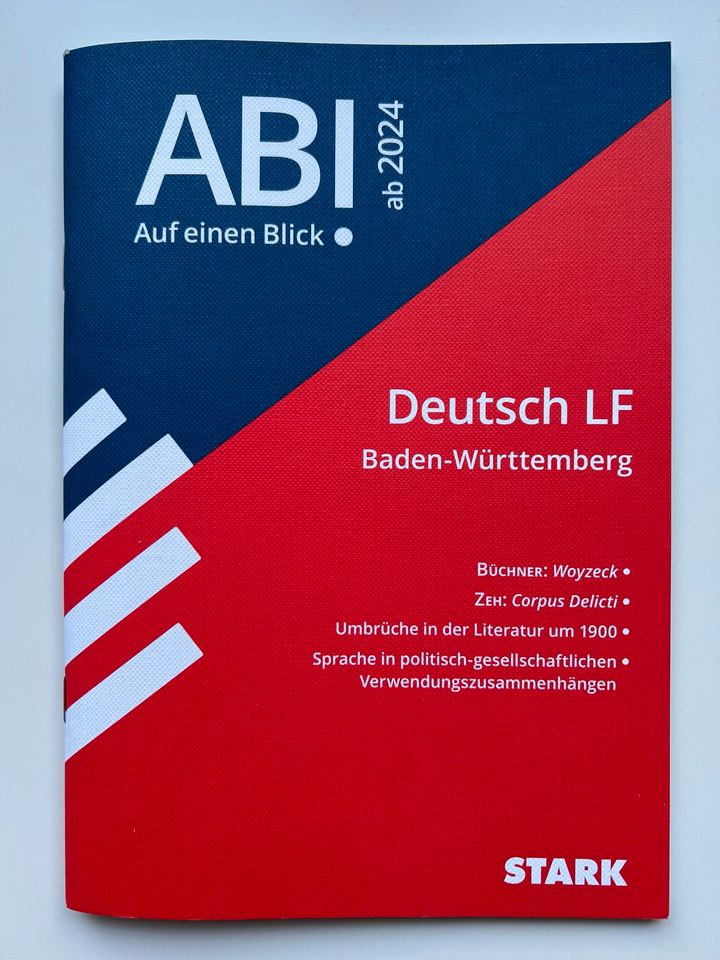 Abi 2024/2025 Deutsch LF, Auf einen Blick, BW, Stark-Heft in Bietigheim-Bissingen