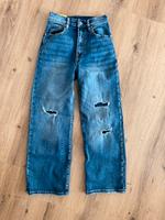 *NEU* Wide Leg Jeans Gr 34 XS Blau destroyed Bayern - Kiefersfelden Vorschau