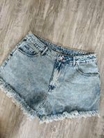 Jeansshort Fransen hellblau 46 xxxl Sommer Stretch Niedersachsen - Braunschweig Vorschau