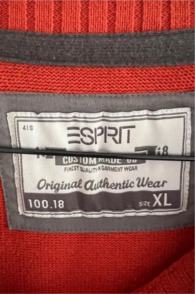 Orangener Herrenpullover von Esprit in XL - neu in Flörsheim am Main