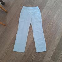 H&M weiße Stoffhose Hessen - Wiesbaden Vorschau