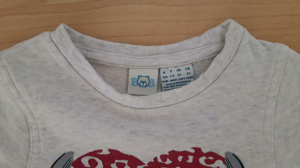 Gr. 104, Sweater, Sweatshirt, Pulli, "BOB der Bär" in Frankfurt am Main