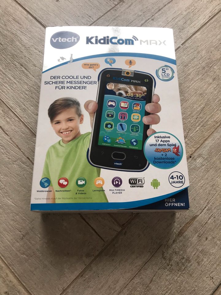 Tech KidiCom Max Blau Neu Handy Foto Kinder in Oelsnitz / Vogtland