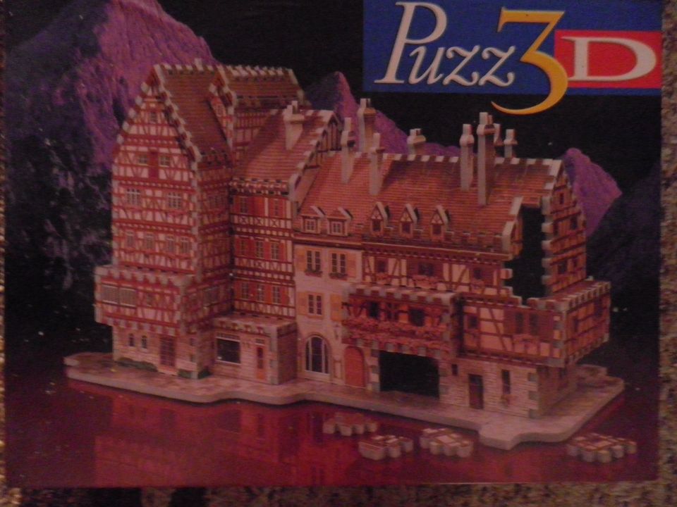 3 D Puzzle Fachwerkhaus, 418 Teile in Kirkel