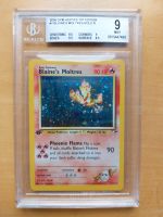 Pokemon Karte Blaines Moltres Lavados 1. Edition Holo BGS 9 Mint Baden-Württemberg - Schriesheim Vorschau