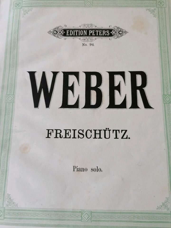 4 Bände alte Klaviernoten in Miesbach