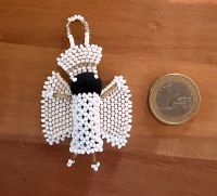 Anhänger Engel gefertigt aus Perlen weiss Niedersachsen - Leer (Ostfriesland) Vorschau