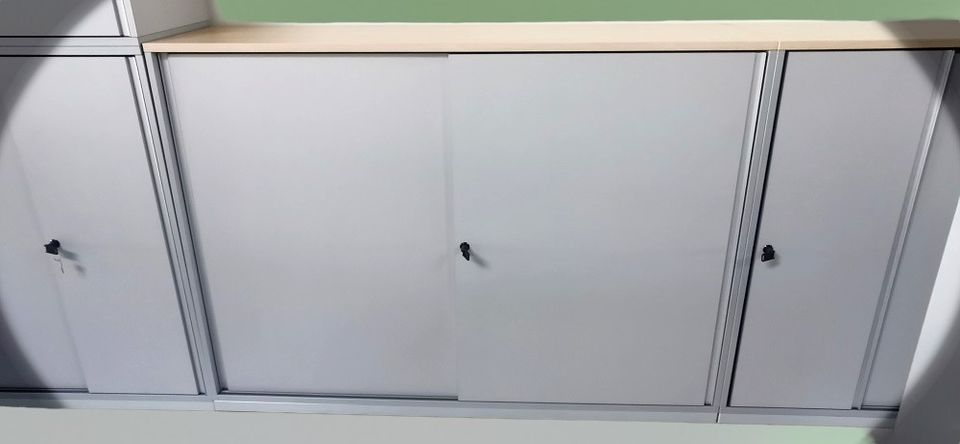 Steelcase Aktenschrank Schrank Sideboard grau 3-OH 160x116 sb0277 - minus 28 % reduziert in Garching b München