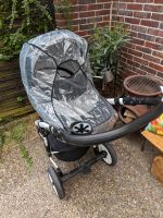 Kinderwagen mit Buggy-Aufsatz und Regenschutz Niedersachsen - Südbrookmerland Vorschau