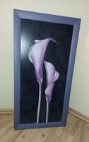 ästhetisches Wandbild mit Blumen  Lila/violett   Maße 77x40 Schleswig-Holstein - Kiel Vorschau