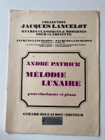 Patrick Melodie lunaire Noten Stimmen Klarinette Klavier Piano Nordrhein-Westfalen - Ochtrup Vorschau