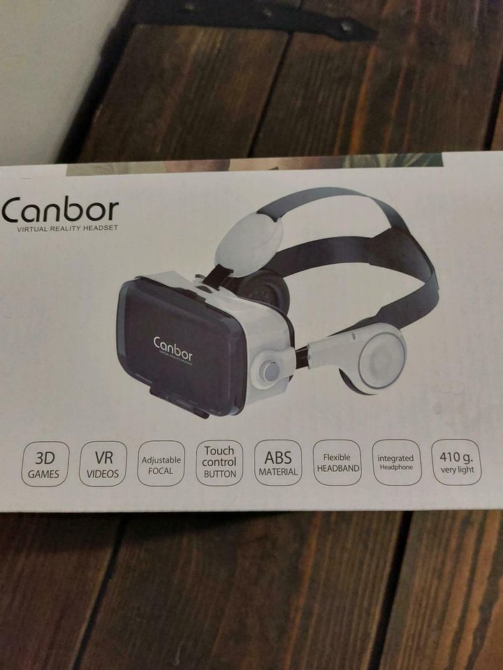 Canbor virtual reality Headset neu mit Controller für Smartphones in Friedberg