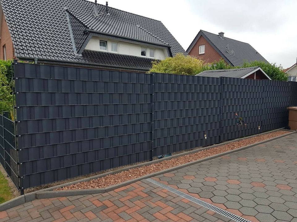 60m Doppelstabmattenzaun 1,83m Aktionspreis Gartentor Sichtschutz in Bramsche
