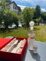 Likör Gläser Set mit 6 Gläser und einer Karaffe Goldaplikationen Baden-Württemberg - Merzhausen Vorschau