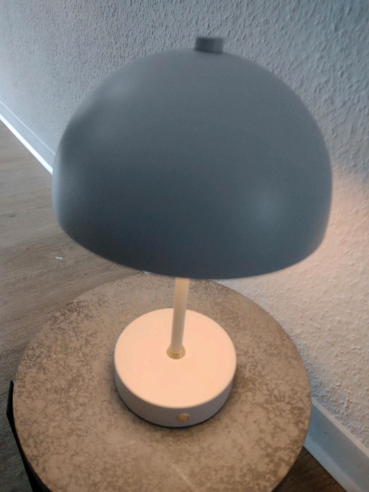 Tischleuchte/Dekoleuchte ø16×H25cm. Grau mit Touch und Timer in Essen