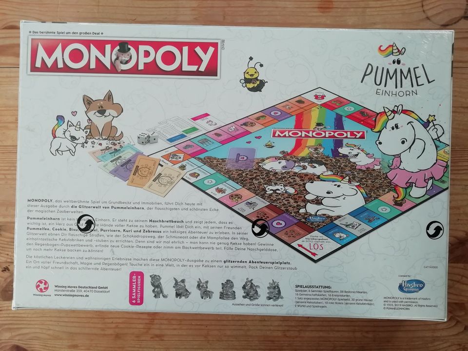 NEU !!! Monopoly Pummel Einhorn (noch eingeschweisst) in Jork