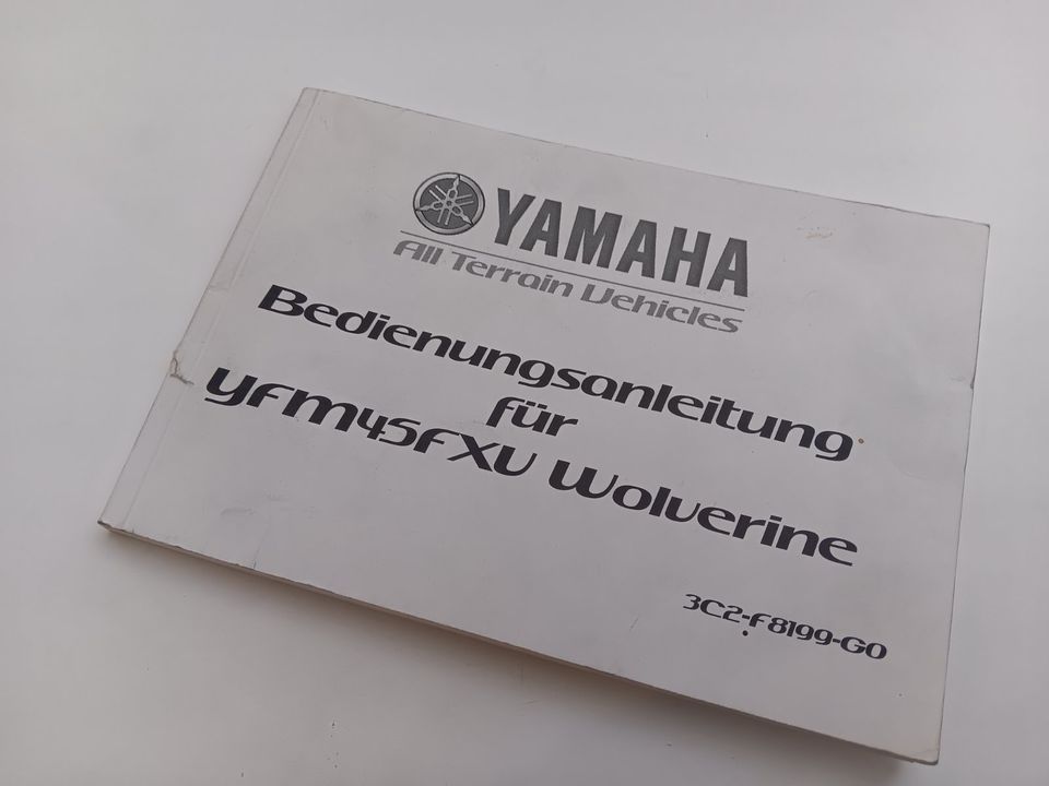 Org. Yamaha ATV Bedienungsanleitung YFM45FXV unbenutzt in Neuss